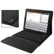 Lederen Hoes met ingebouwd Keyboard voor de iPad 2/3/4