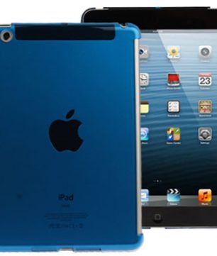 Pure Color Crystal Hardcase voor iPad Mini Blauw