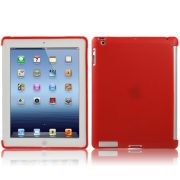 iPad 2/3/4 TPU beschermhoes Smart Cover Rood