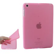 iPad Mini TPU beschermhoes Pure Color Roze