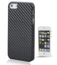 iPhone 5 Carbon Look plastic Hoes Zwart