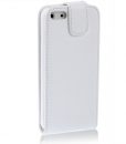 iPhone 5 Flip Case Leder stijl Wit