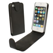 iPhone 5 Flip Case Leder stijl Zwart