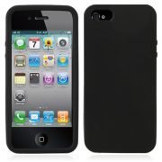 iPhone 5 Siliconen Hoes Zwart