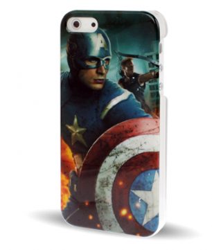 iPhone 5 kunststof Back Cover Captain America