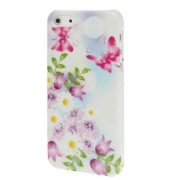 iPhone 5 kunststof Back Cover Vlinder Flora